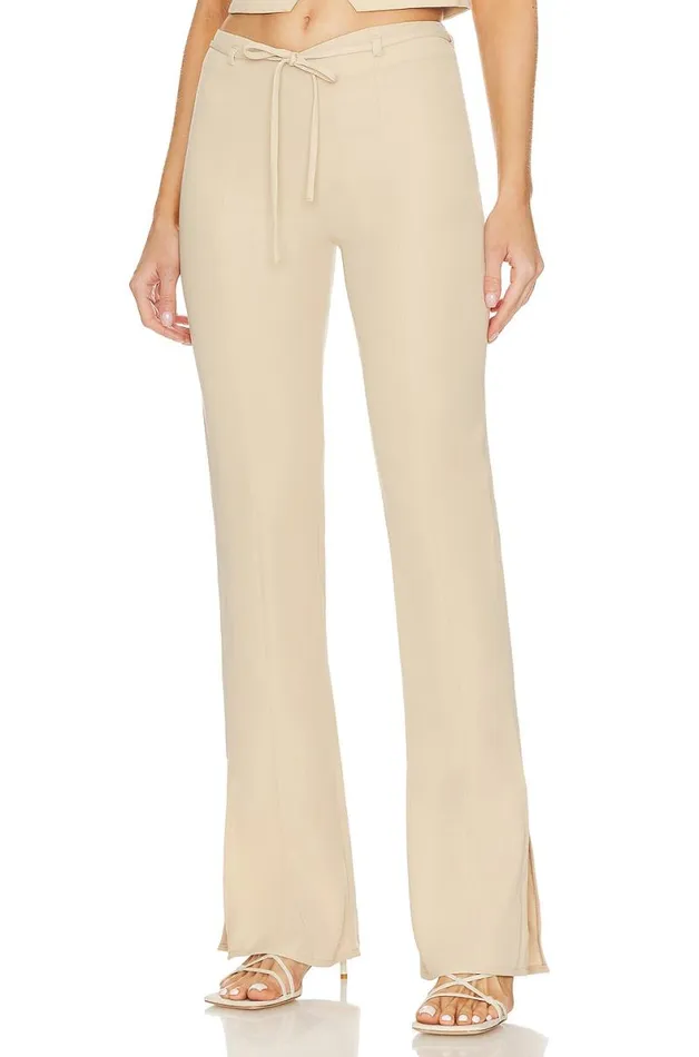 Abbey Pant Nude Neutral Women Lovers and Friends Pants