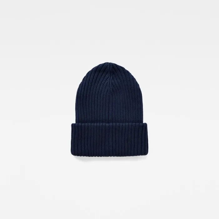 Accessories Men GStar RAW Rib Knit Beanie Sartho Blue