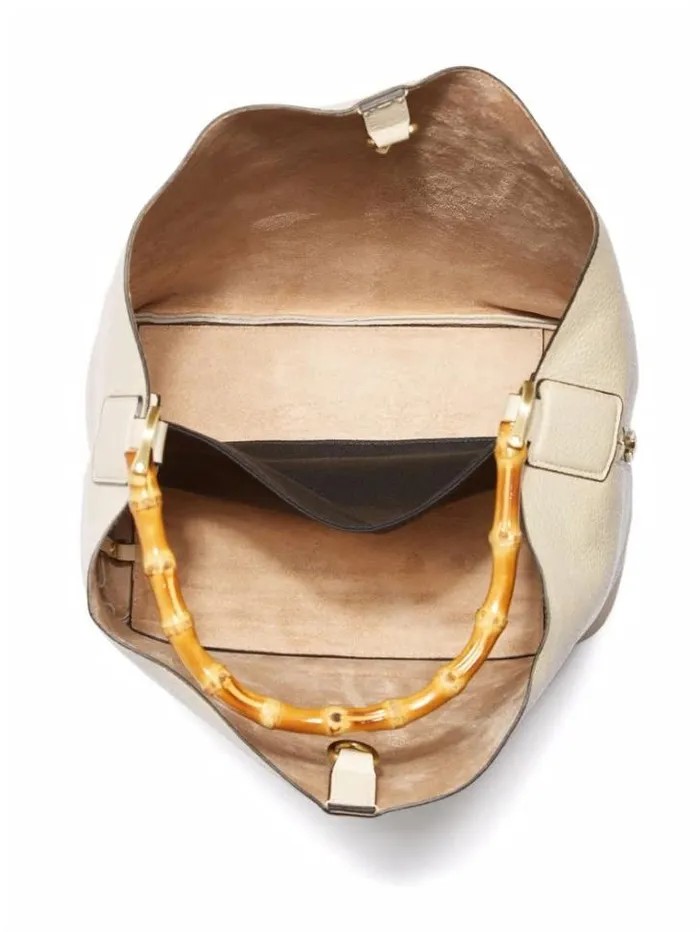Accessories Women Marciano Aida Leather Hobo Bag Ivory