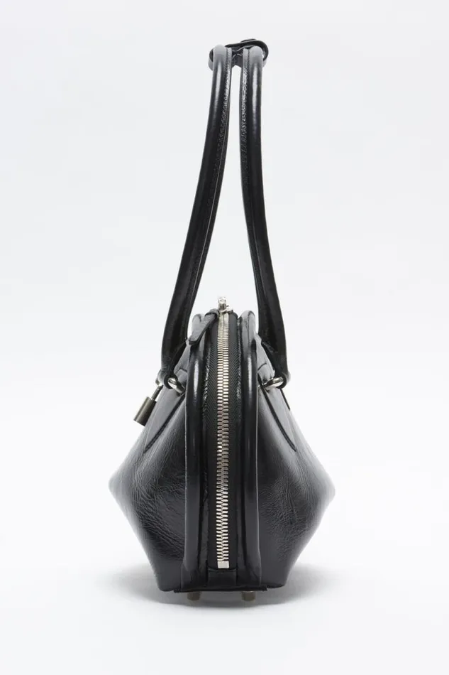 Acne Studios Bowlina Mini Shoulder Bag Black Woman Bags