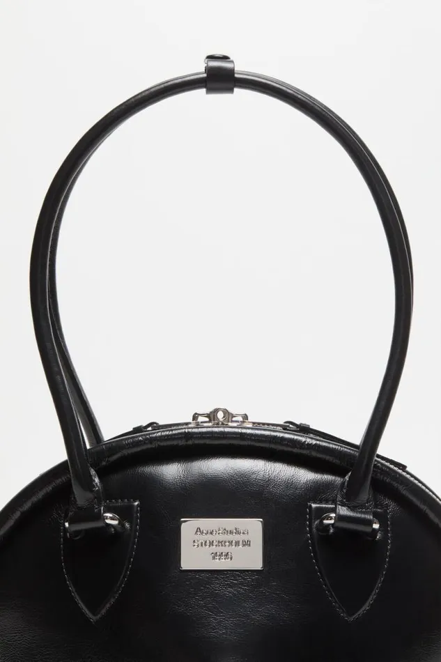 Acne Studios Bowlina Mini Shoulder Bag Black Woman Bags