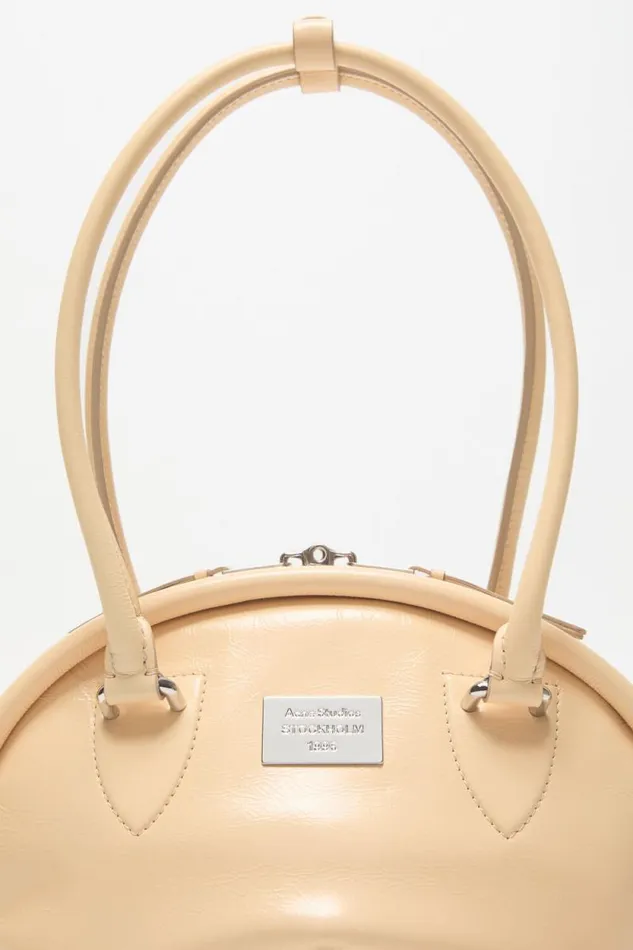 Acne Studios Bowlina Mini Shoulder Bag Vanilla Yellow Man Bags