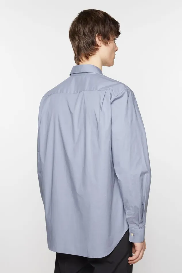 Acne Studios Buttonup Shirt Dusty Blue Man Shirts