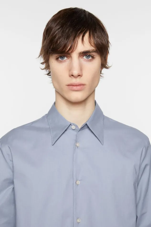 Acne Studios Buttonup Shirt Dusty Blue Man Shirts
