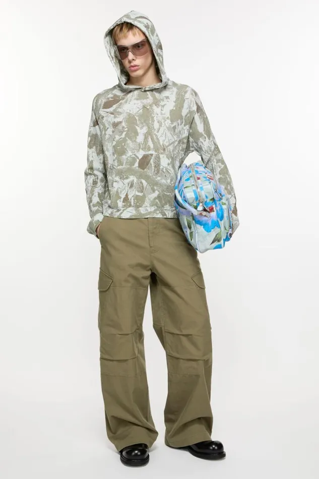 Acne Studios Cargo Trousers Green Man Trousers