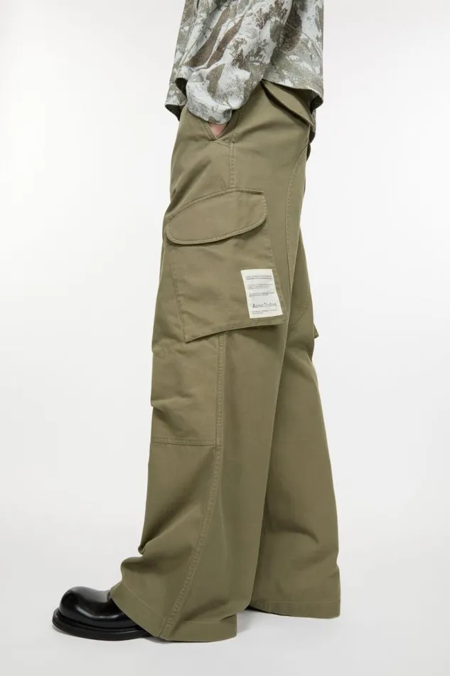 Acne Studios Cargo Trousers Green Man Trousers