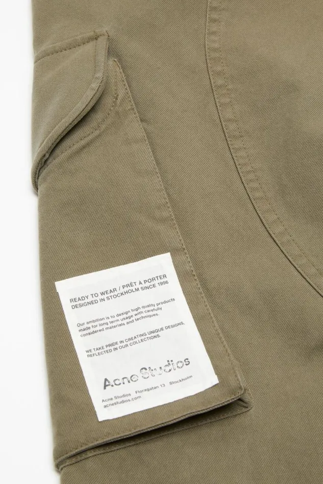 Acne Studios Cargo Trousers Green Man Trousers