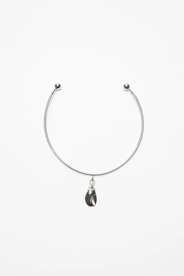 Acne Studios Charm Necklace Silver Man Jewellery