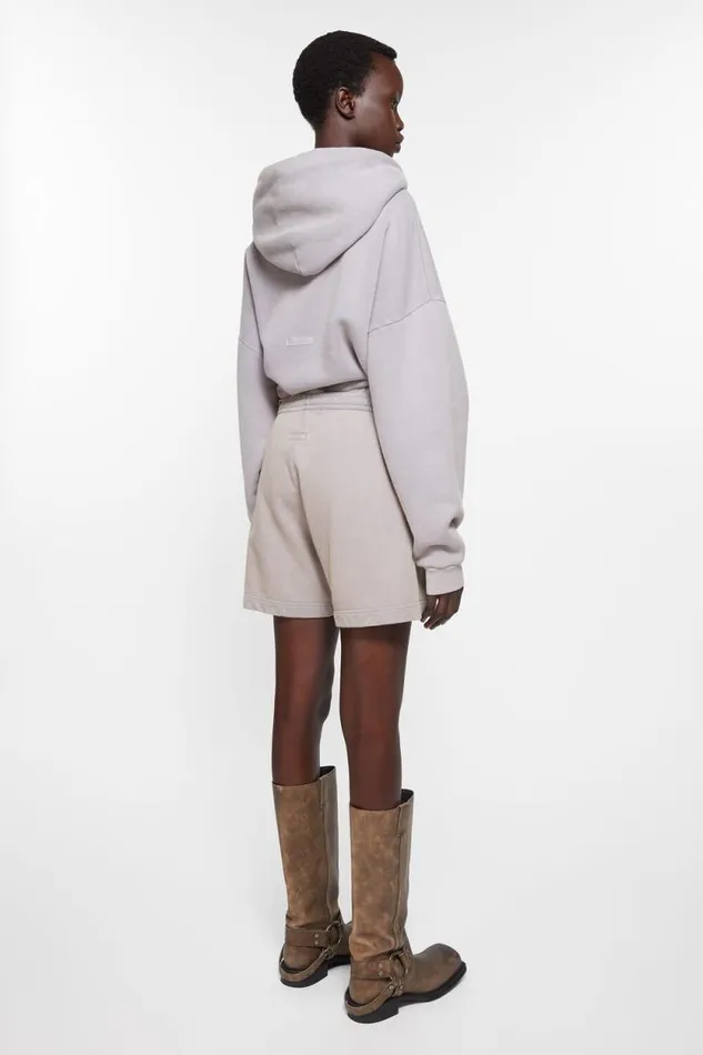 Acne Studios Cotton Shorts Dusty Purple Woman Shorts