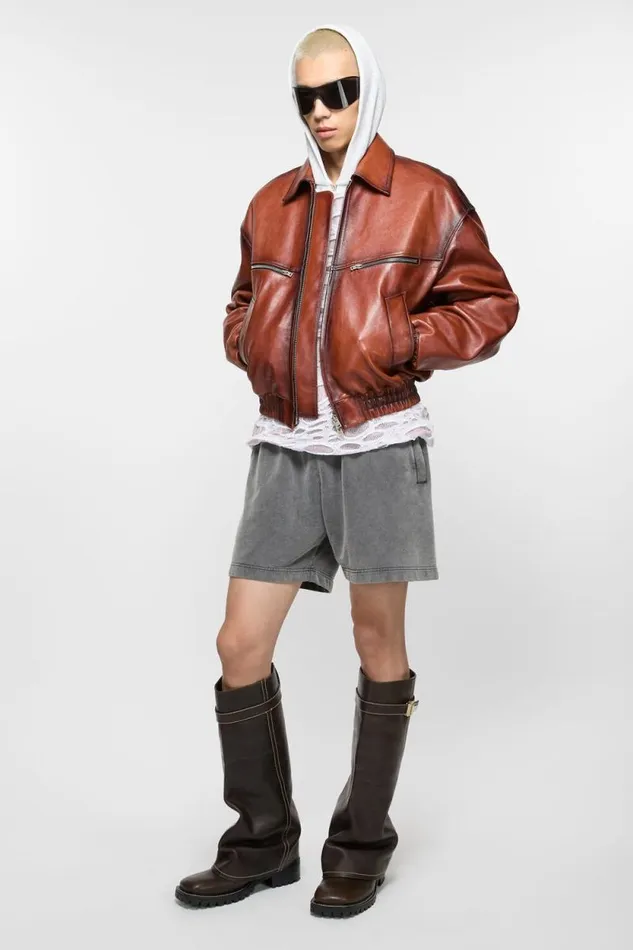 Acne Studios Cotton Shorts Faded Black Man Shorts