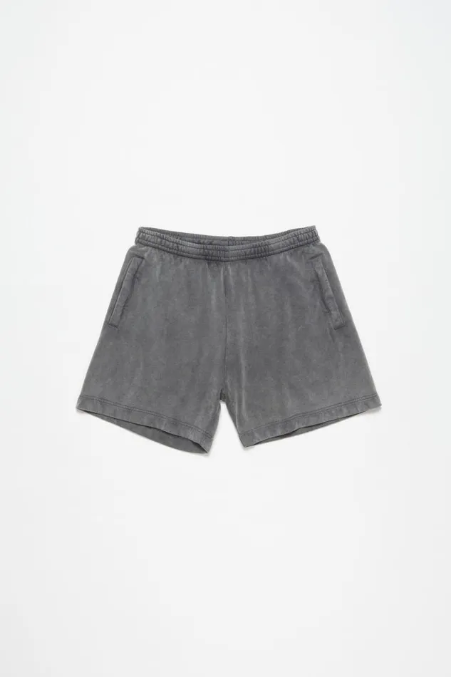 Acne Studios Cotton Shorts Faded Black Man Shorts