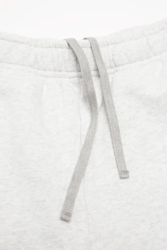 Acne Studios Cotton Shorts Pale Grey Melange Woman Shorts