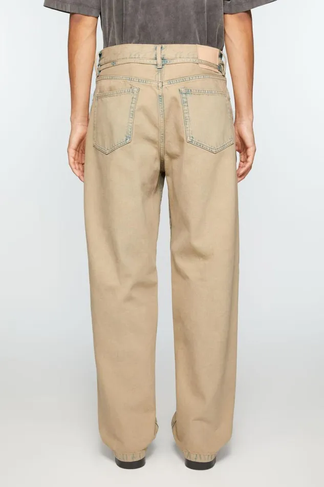 Acne Studios Loose Fit Jeans 8211 1991 Toj Light Sand Man Jeans
