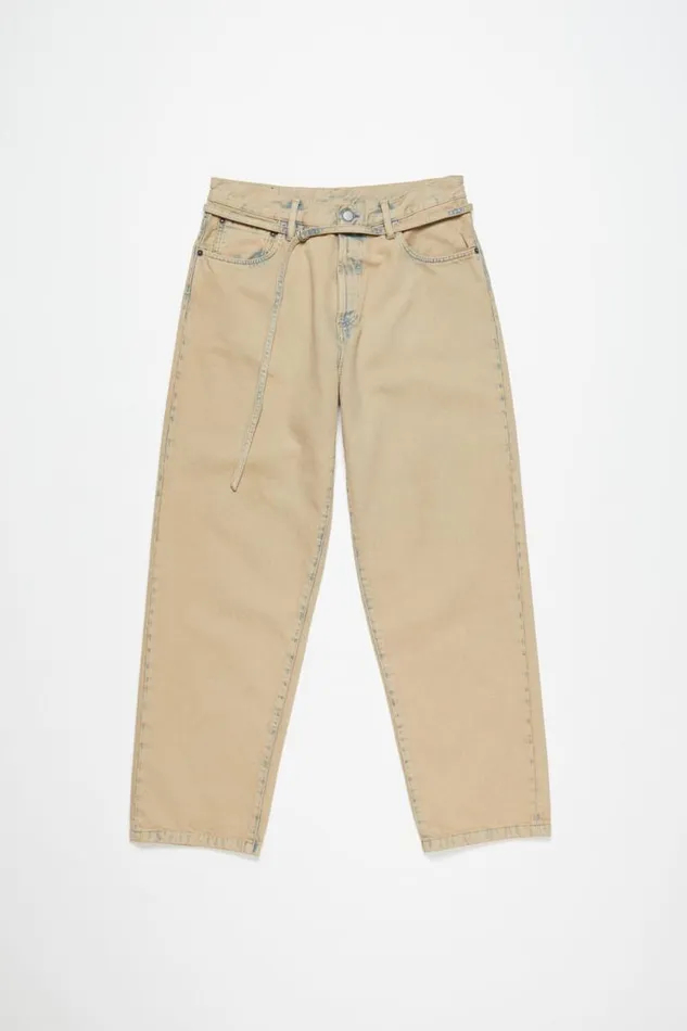 Acne Studios Loose Fit Jeans 8211 1991 Toj Light Sand Man Jeans