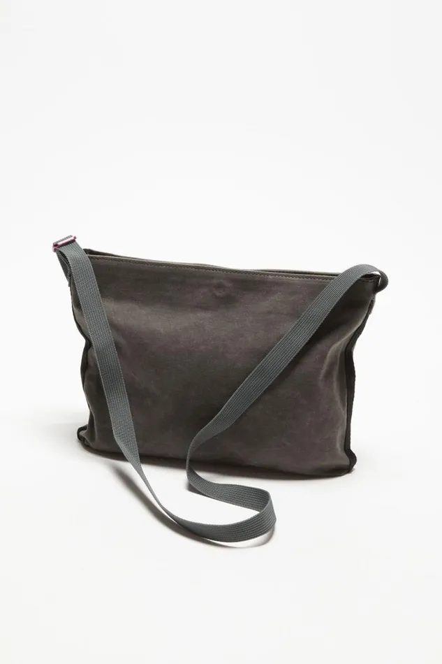 Acne Studios Mini Messenger Bag Greyblack Man Bags