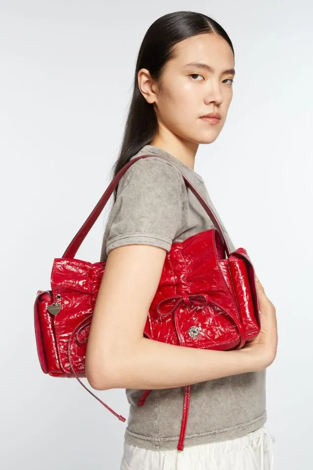 Acne Studios Multipocket Bag Red Woman Bags