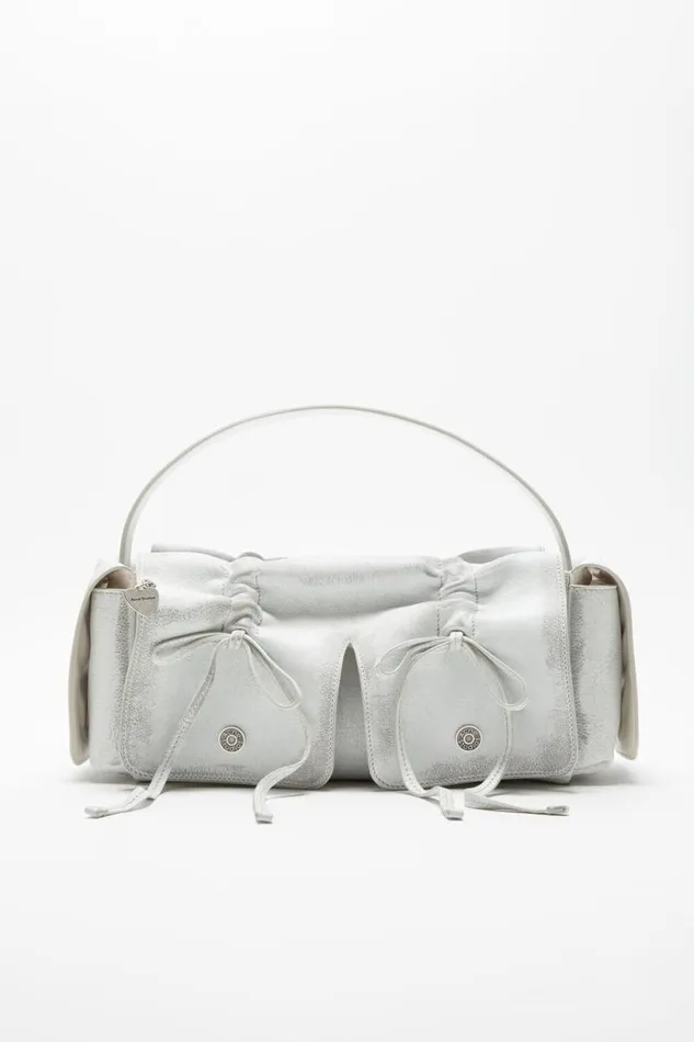 Acne Studios Multipocket Bag Whitegrey Woman Bags