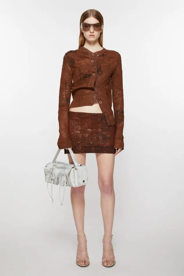 Acne Studios Multipocket Bag Whitegrey Woman Bags
