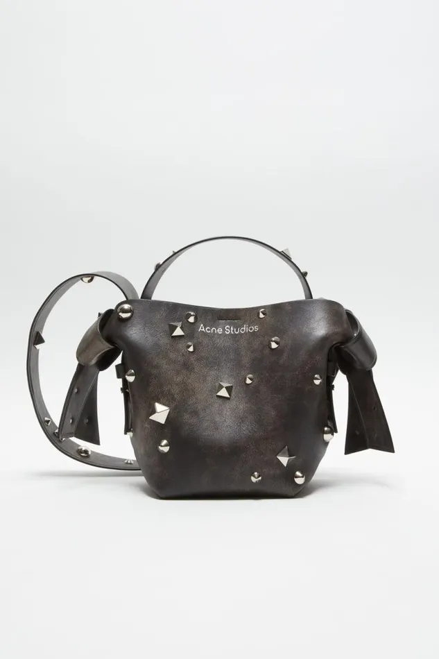Acne Studios Musubi Mini Shoulder Bag Dark Brown Man Bags