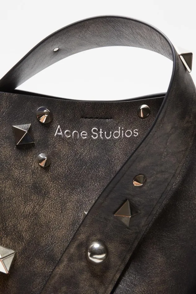 Acne Studios Musubi Mini Shoulder Bag Dark Brown Man Bags