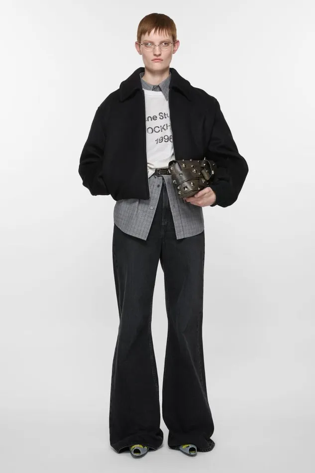 Acne Studios Musubi Shoulder Bag Dark Brown Woman Bags