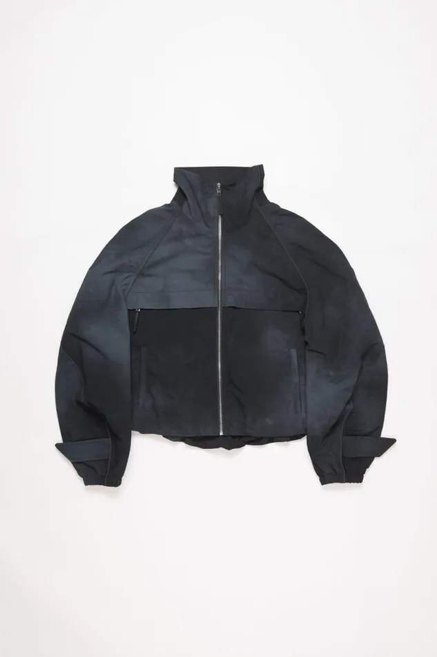 Acne Studios Nylon Jacket Stone Black Woman Outerwear