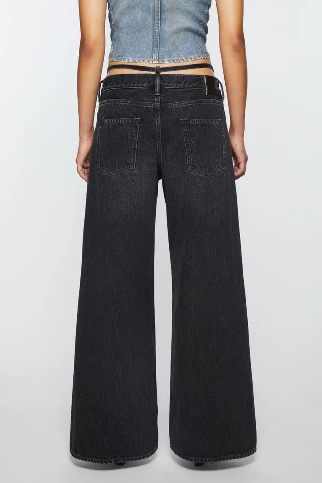 Acne Studios Regular Fit Jeans 8211 2004 Black Woman Jeans