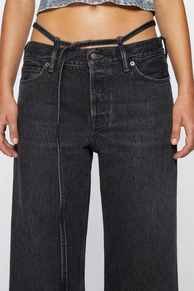 Acne Studios Regular Fit Jeans 8211 2004 Black Woman Jeans