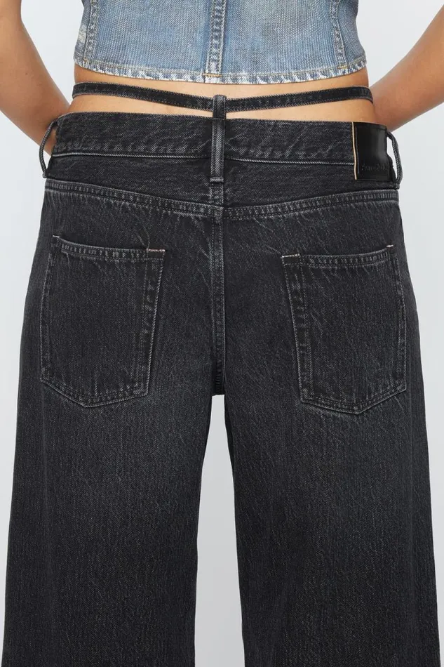 Acne Studios Regular Fit Jeans 8211 2004 Black Woman Jeans