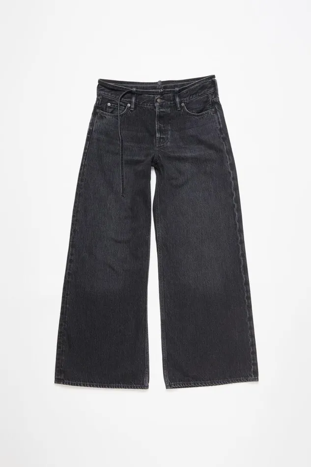Acne Studios Regular Fit Jeans 8211 2004 Black Woman Jeans