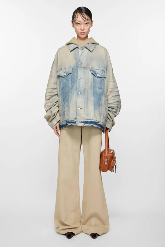 Acne Studios Relaxed Fit Jeans 8211 2022 Light Sand Woman Jeans