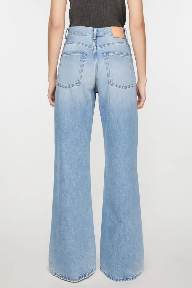 Acne Studios Relaxed Fit Jeans 8211 2022F Light Blue Woman Jeans