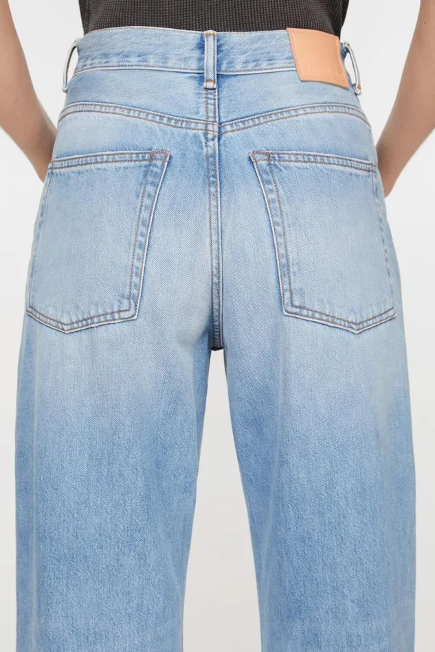 Acne Studios Relaxed Fit Jeans 8211 2022F Light Blue Woman Jeans