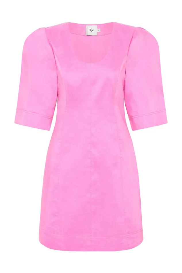 Aje Dresses Hunter Twisted Mini Dress Muted Fuschia 8211 Women Aje Dresses Hunter Twisted Mini Dress Muted Fuschia 8211 Women