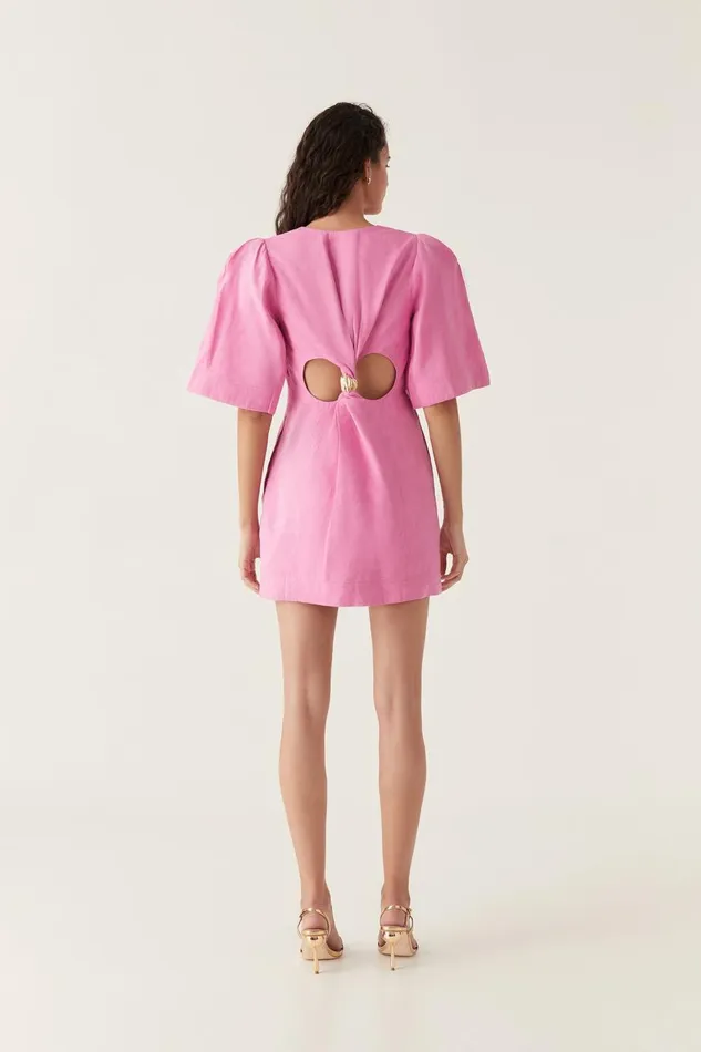 Aje Dresses Hunter Twisted Mini Dress Muted Fuschia 8211 Women Aje Dresses Hunter Twisted Mini Dress Muted Fuschia 8211 Women