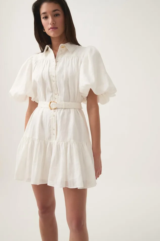 Aje Dresses Jessamine Mini Dress Ivory 8211 Women Aje Dresses Jessamine Mini Dress Ivory 8211 Women