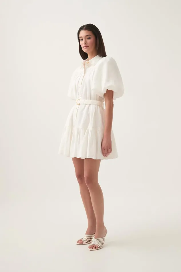 Aje Dresses Jessamine Mini Dress Ivory 8211 Women Aje Dresses Jessamine Mini Dress Ivory 8211 Women