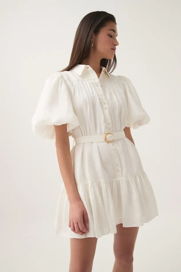Aje Dresses Jessamine Mini Dress Ivory 8211 Women Aje Dresses Jessamine Mini Dress Ivory 8211 Women