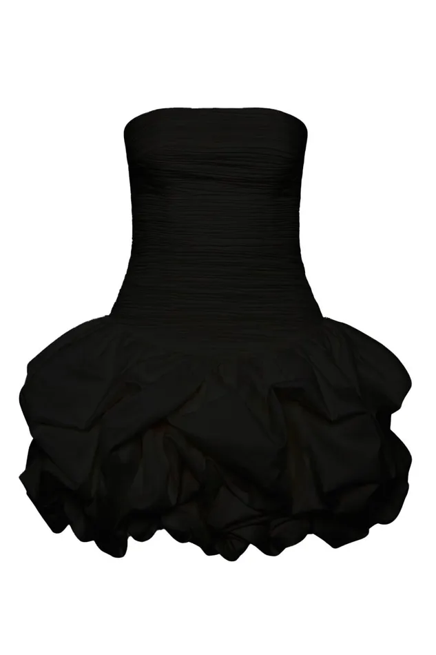 Aje Dresses Violette Bubble Hem Mini Dress Black 8211 Women Aje Dresses Violette Bubble Hem Mini Dress Black 8211 Women