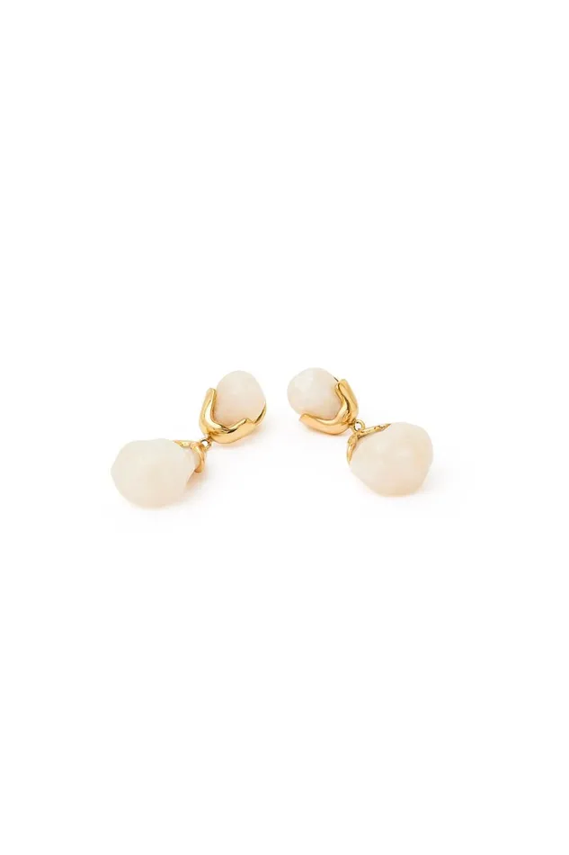 Aje Jewelry Earthshine Drop Earring Resin Whitegold 8211 Women Aje Jewelry Earthshine Drop Earring Resin Whitegold 8211 Women