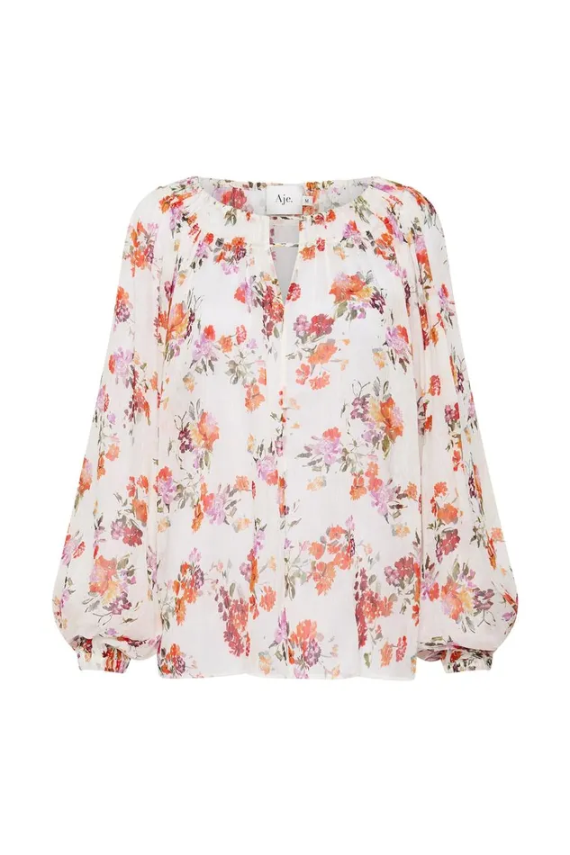 Aje Matching Sets Cyma Blouse Flora Natura 8211 Women Aje Matching Sets Cyma Blouse Flora Natura 8211 Women
