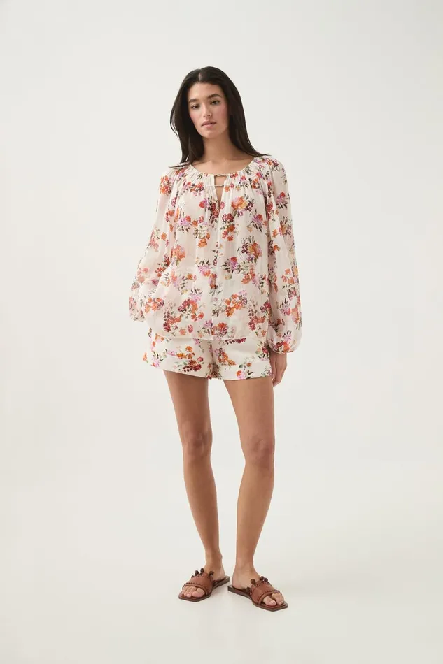 Aje Matching Sets Cyma Blouse Flora Natura 8211 Women Aje Matching Sets Cyma Blouse Flora Natura 8211 Women