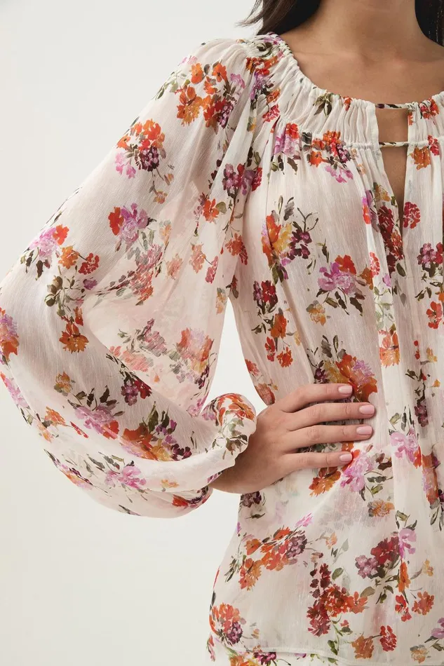 Aje Matching Sets Cyma Blouse Flora Natura 8211 Women Aje Matching Sets Cyma Blouse Flora Natura 8211 Women