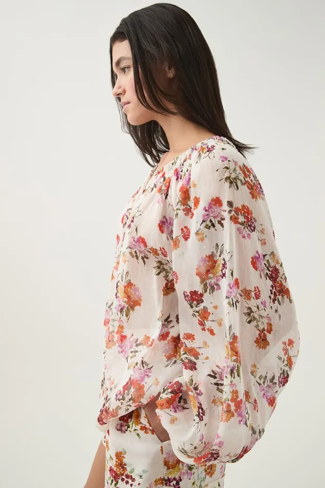 Aje Matching Sets Cyma Blouse Flora Natura 8211 Women Aje Matching Sets Cyma Blouse Flora Natura 8211 Women