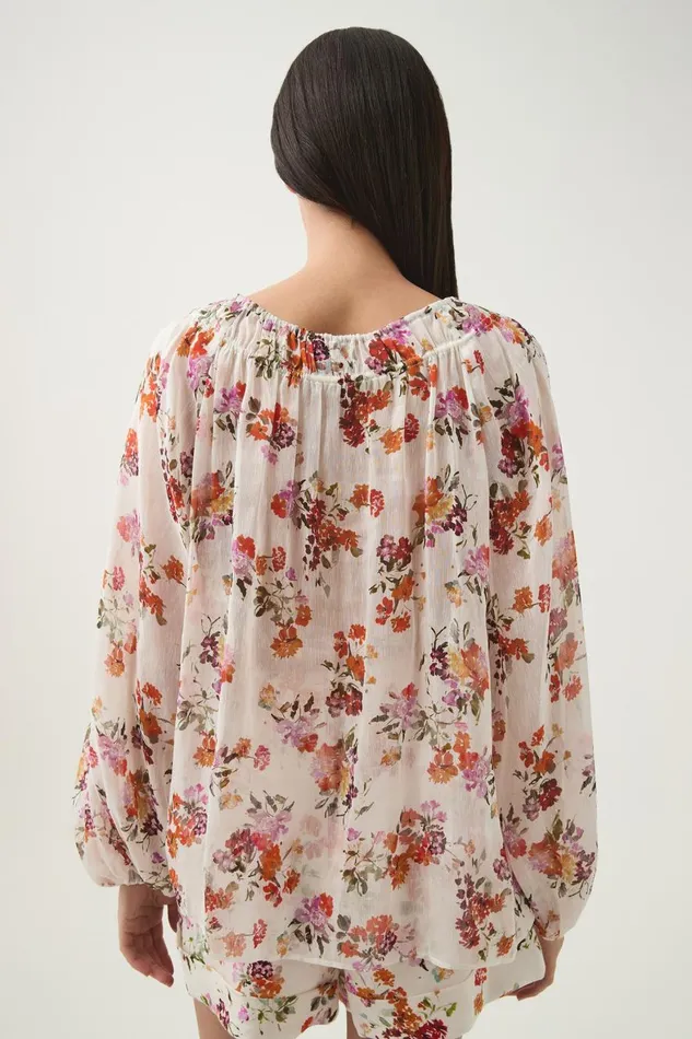 Aje Matching Sets Cyma Blouse Flora Natura 8211 Women Aje Matching Sets Cyma Blouse Flora Natura 8211 Women