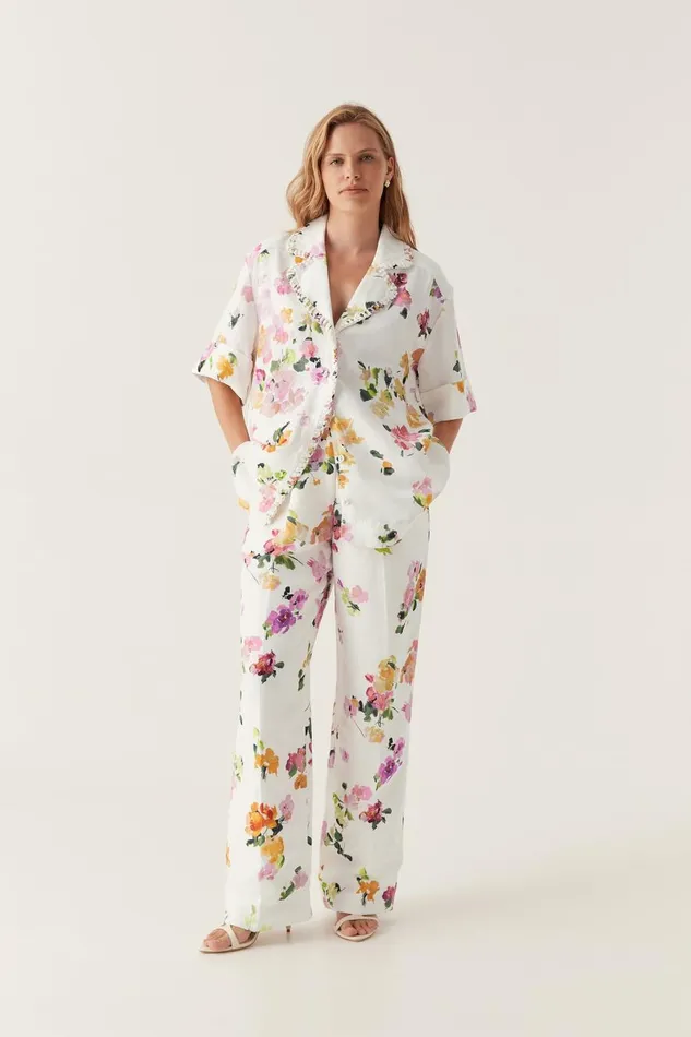 Aje Matching Sets Portray Relaxed Pant Scattered Floral 8211 Women
