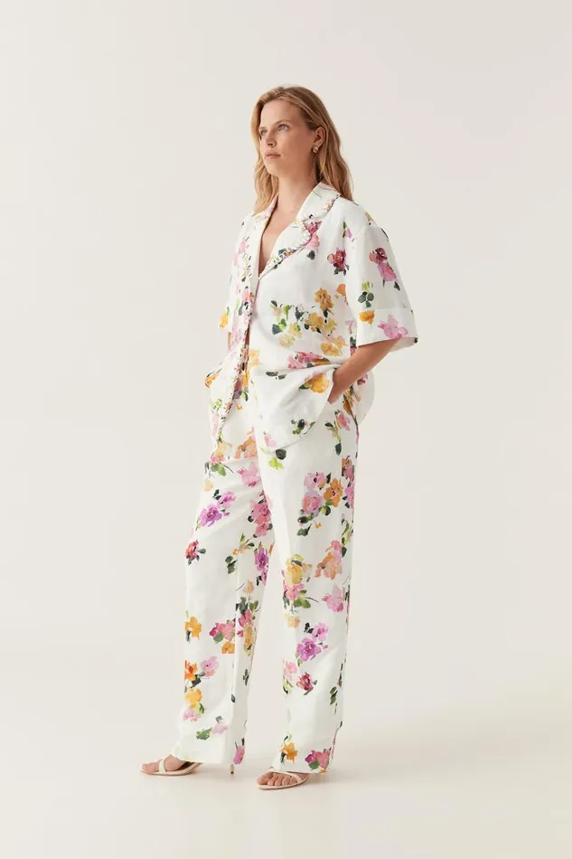 Aje Matching Sets Portray Relaxed Pant Scattered Floral 8211 Women