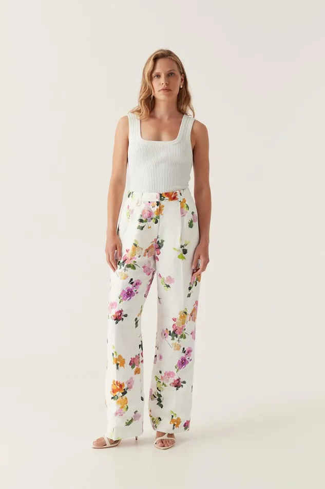 Aje Matching Sets Portray Relaxed Pant Scattered Floral 8211 Women