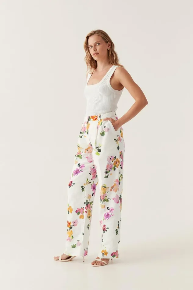 Aje Matching Sets Portray Relaxed Pant Scattered Floral 8211 Women