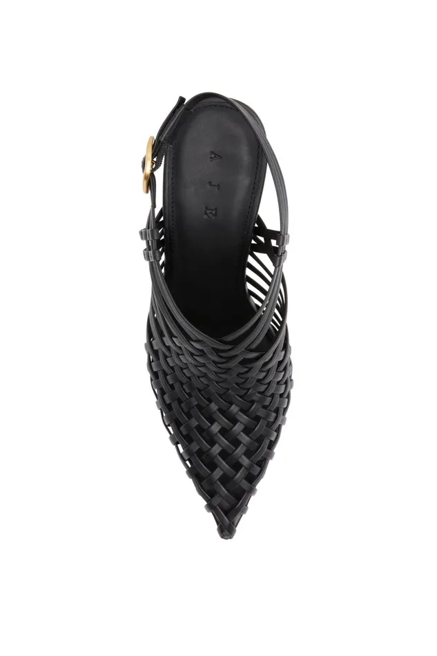 Aje Shoes Celyse Woven Heel Black 8211 Women Aje Shoes Celyse Woven Heel Black 8211 Women